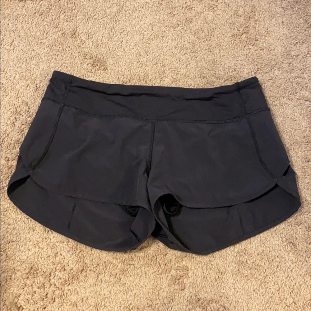 Black Lululemon Speed Up Short *2.5”